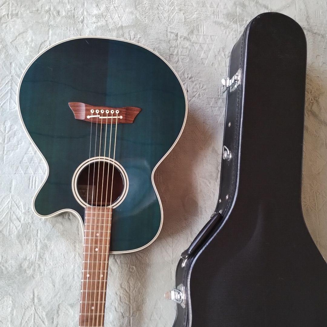 Takamine エレアコ PT106 ダークグリーン ハードケース付き！