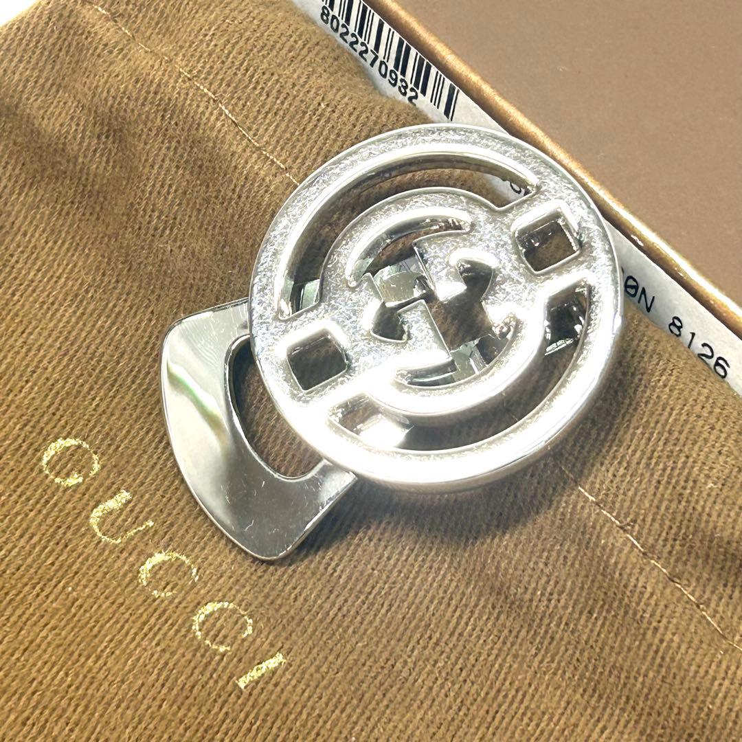 GUCCI グッチ マネークリップ GGロゴ マネークリップ 小物 メンズ