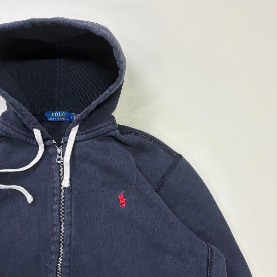 【極上】鬼フェード 肉厚×サーマルRalph Lauren フルジップパーカー