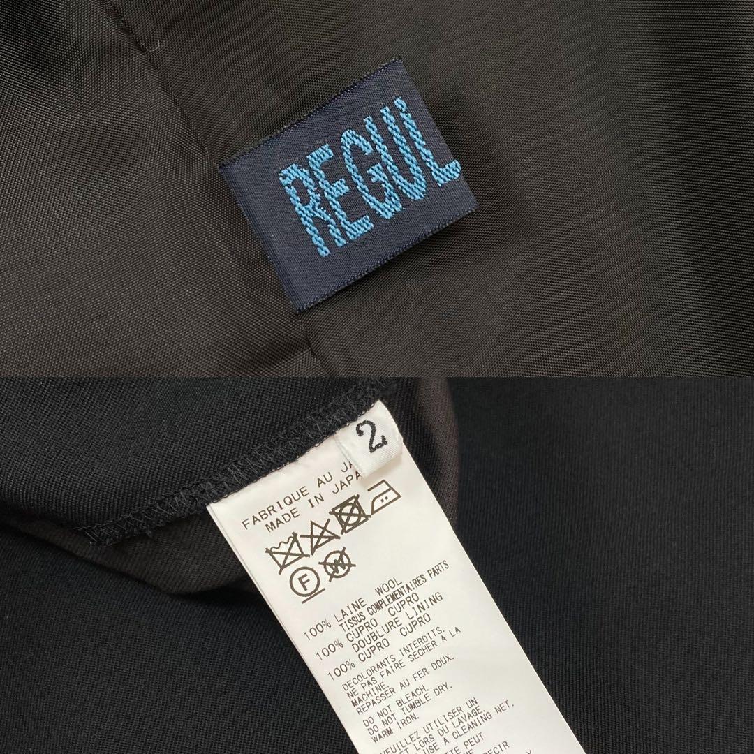 ヨウジヤマモト 美品 ウールギャバ ノースリーブ ジャケット 黒2