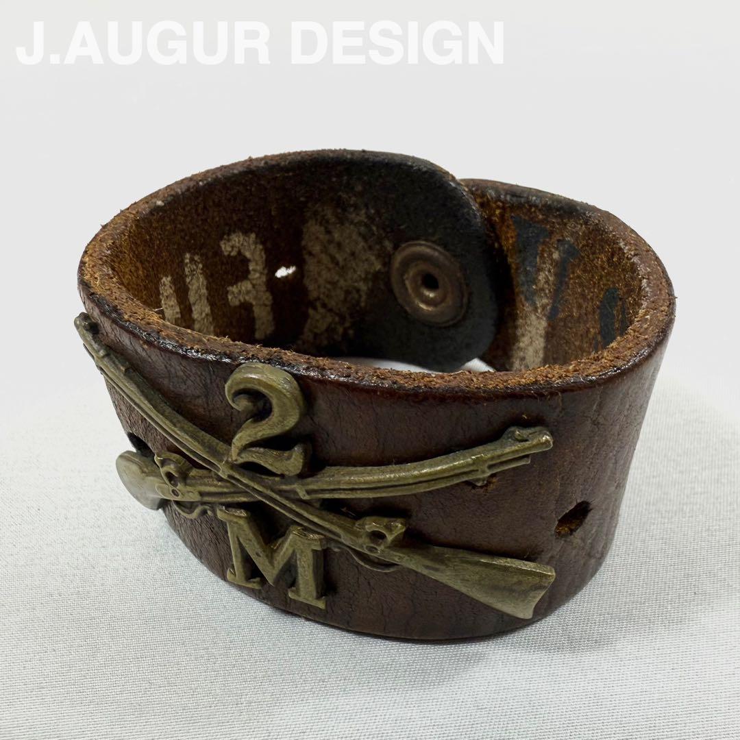 J.AUGUR DESIGNジュディーオーガー クロスライフルレザーブレスレット