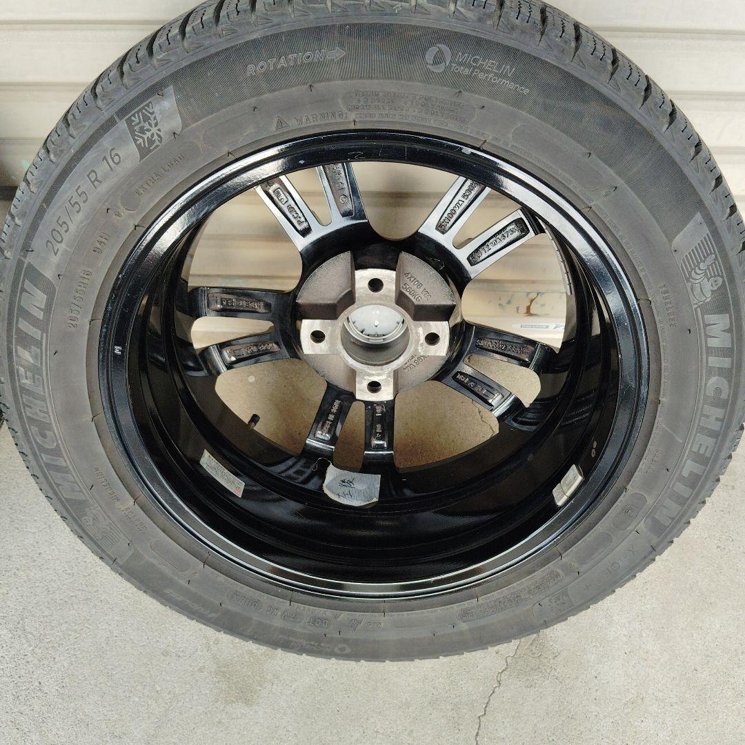 プジョー2008用ホイール＋ミシュランスタッドレス 205/55 R16後２本