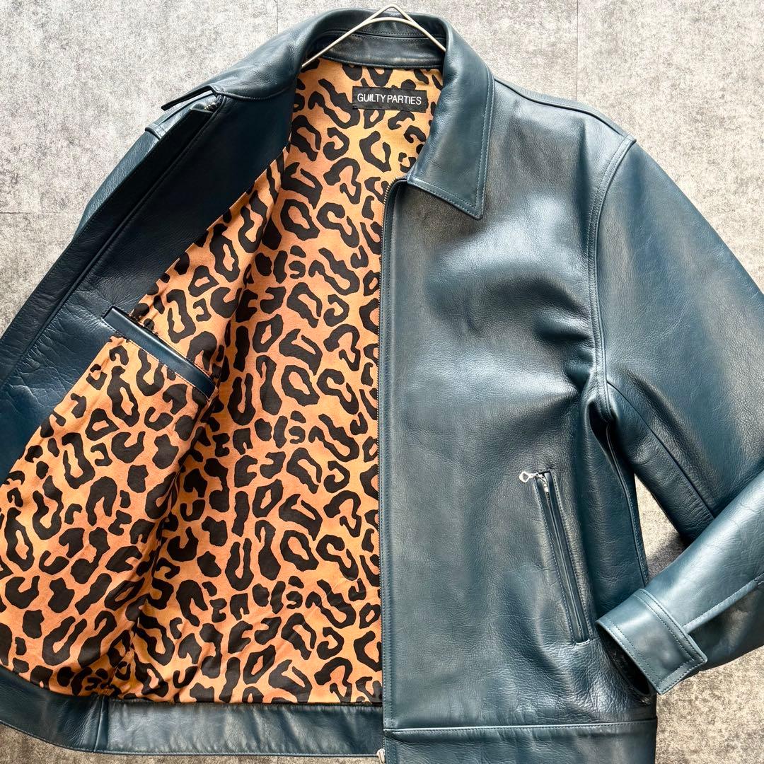 【未使用級】WACKOMARIA 牛革レザージャケット シングルライダース L