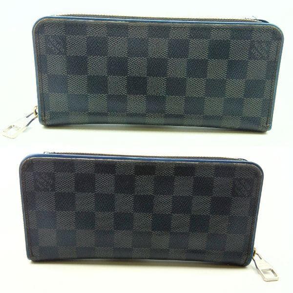 ルイ ヴィトン ダミエ アンフィニ ヴェルティカル 長財布 メンズ B.H