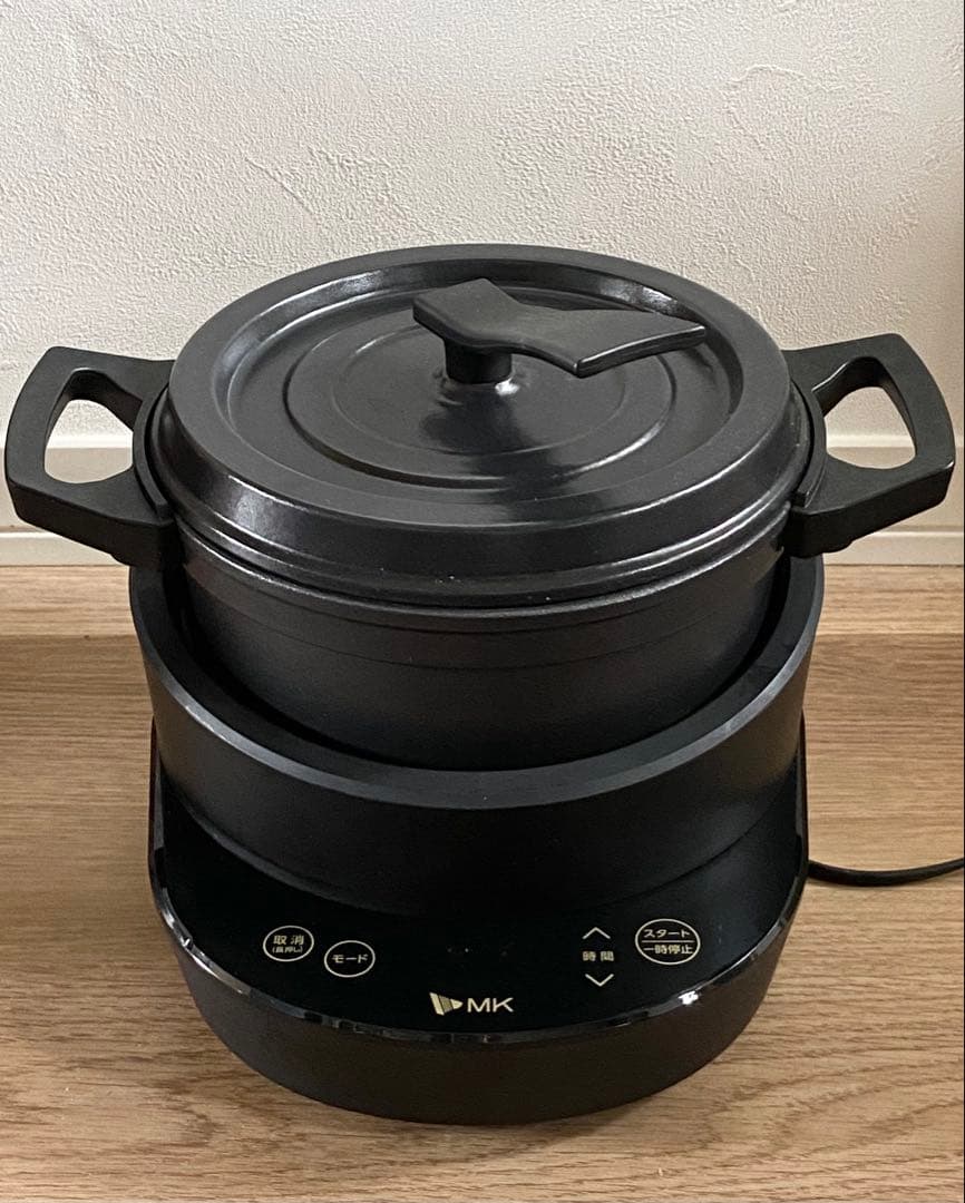 MK精工 水無し電気鍋 コツいらず　自動調理鍋　炊飯器
