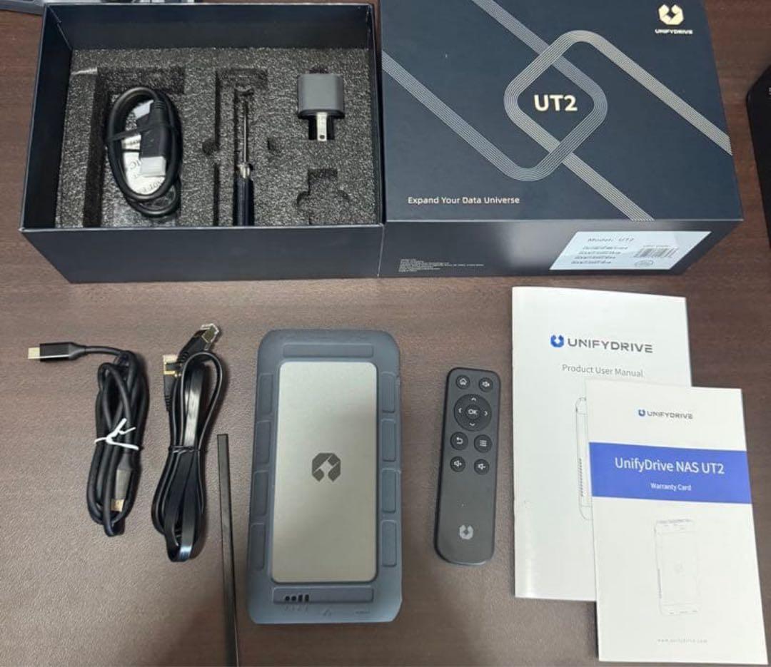 UnifyDrive UT2 NAS 本体　SSDなし