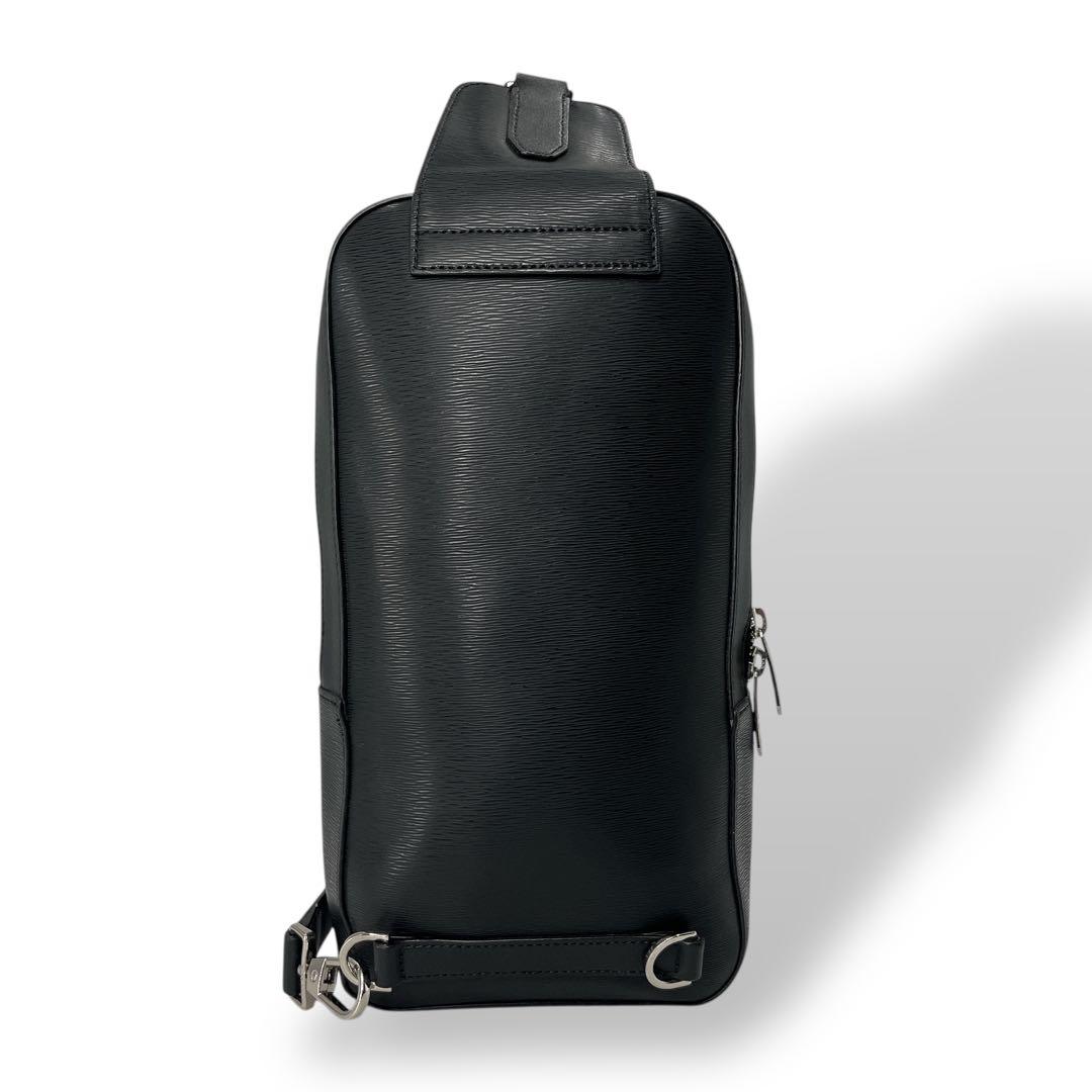 asu様　現行　美品　ポールスミス　ボディバッグ　型押しロゴ　斜めがけ　ブラック