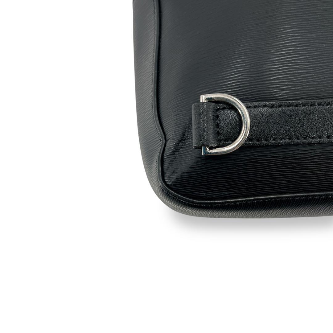 asu様　現行　美品　ポールスミス　ボディバッグ　型押しロゴ　斜めがけ　ブラック