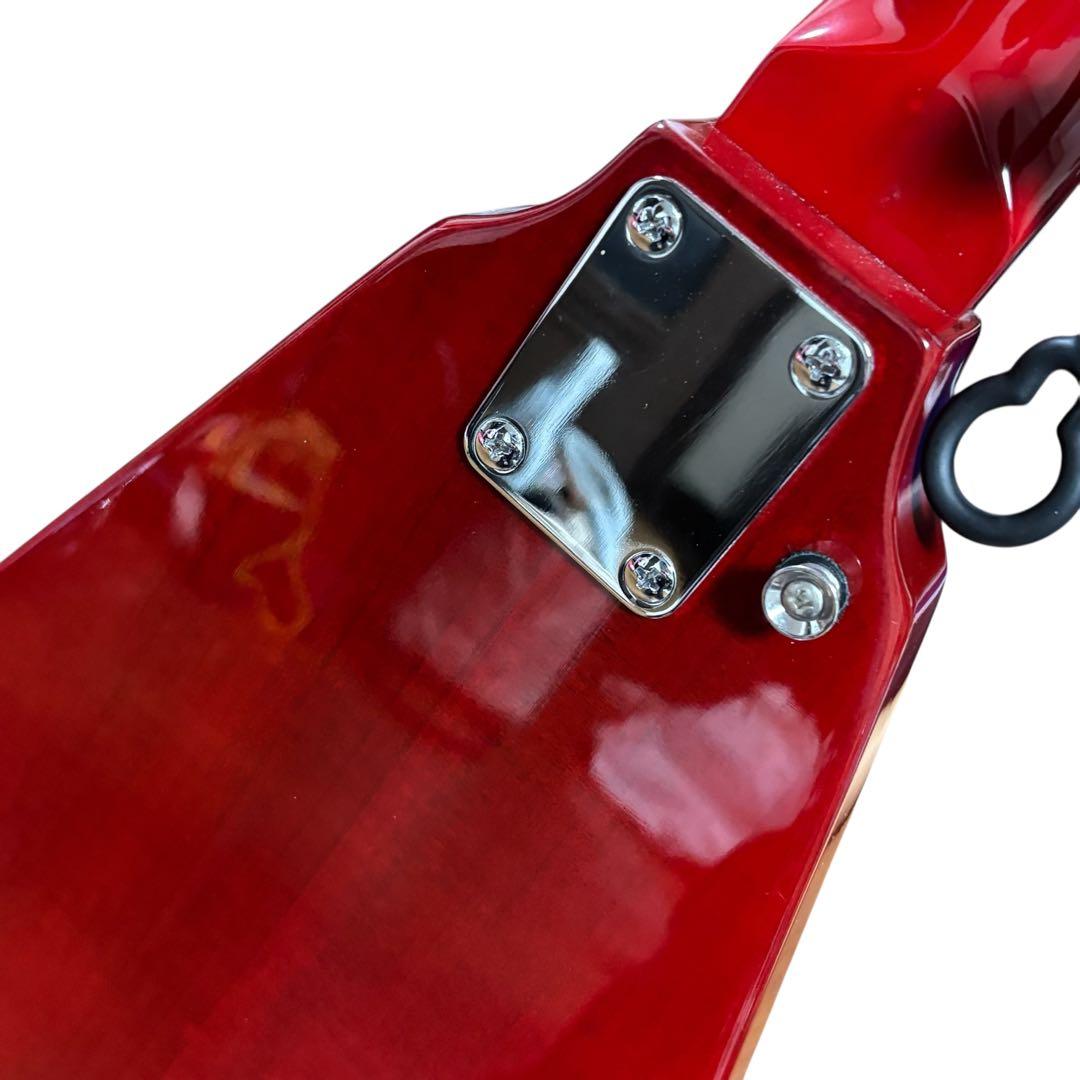 Photogenic フォトジェニック　フライングV エレキギター　レッド