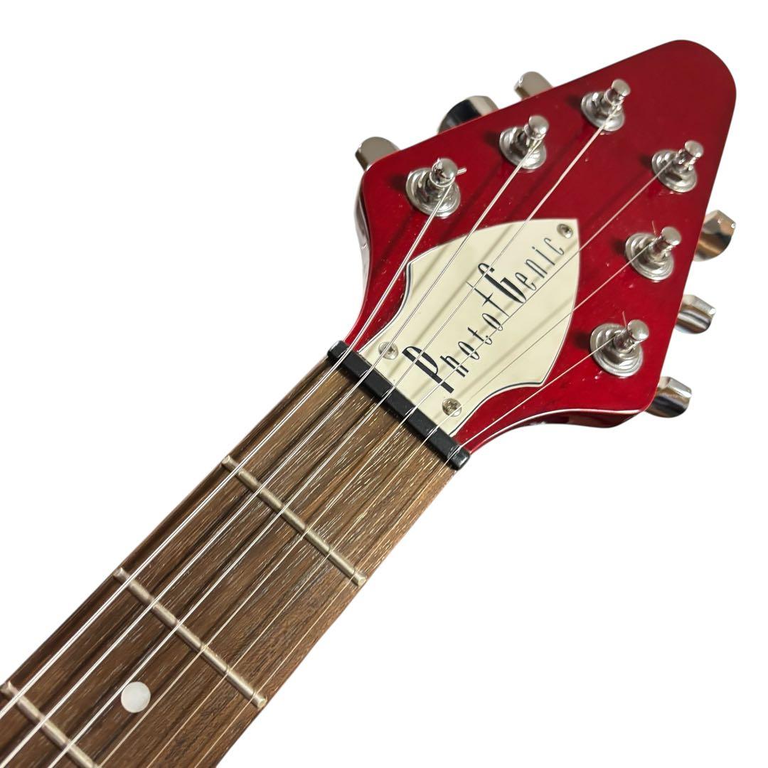 Photogenic フォトジェニック　フライングV エレキギター　レッド