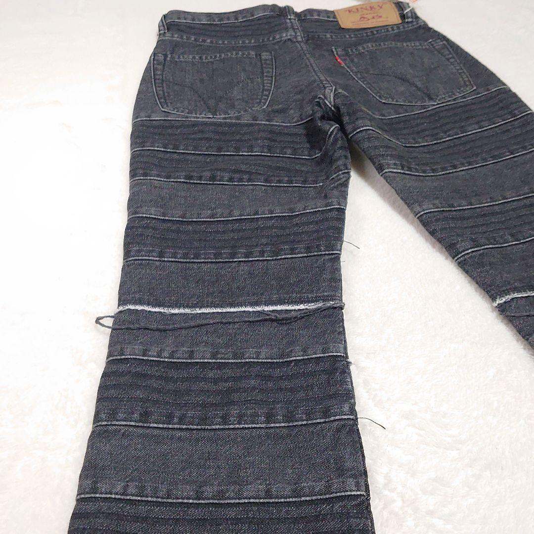 ✨新品タグ付き✨HYSTERICGLAMOUR スクラッチフレア ブラック 25