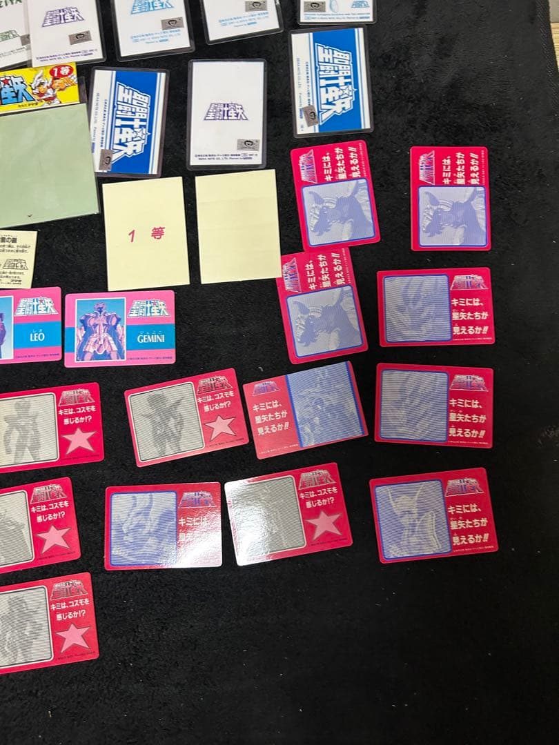 聖闘士星矢 PPカード　ラミネートカード　シール　当時物　レトロ