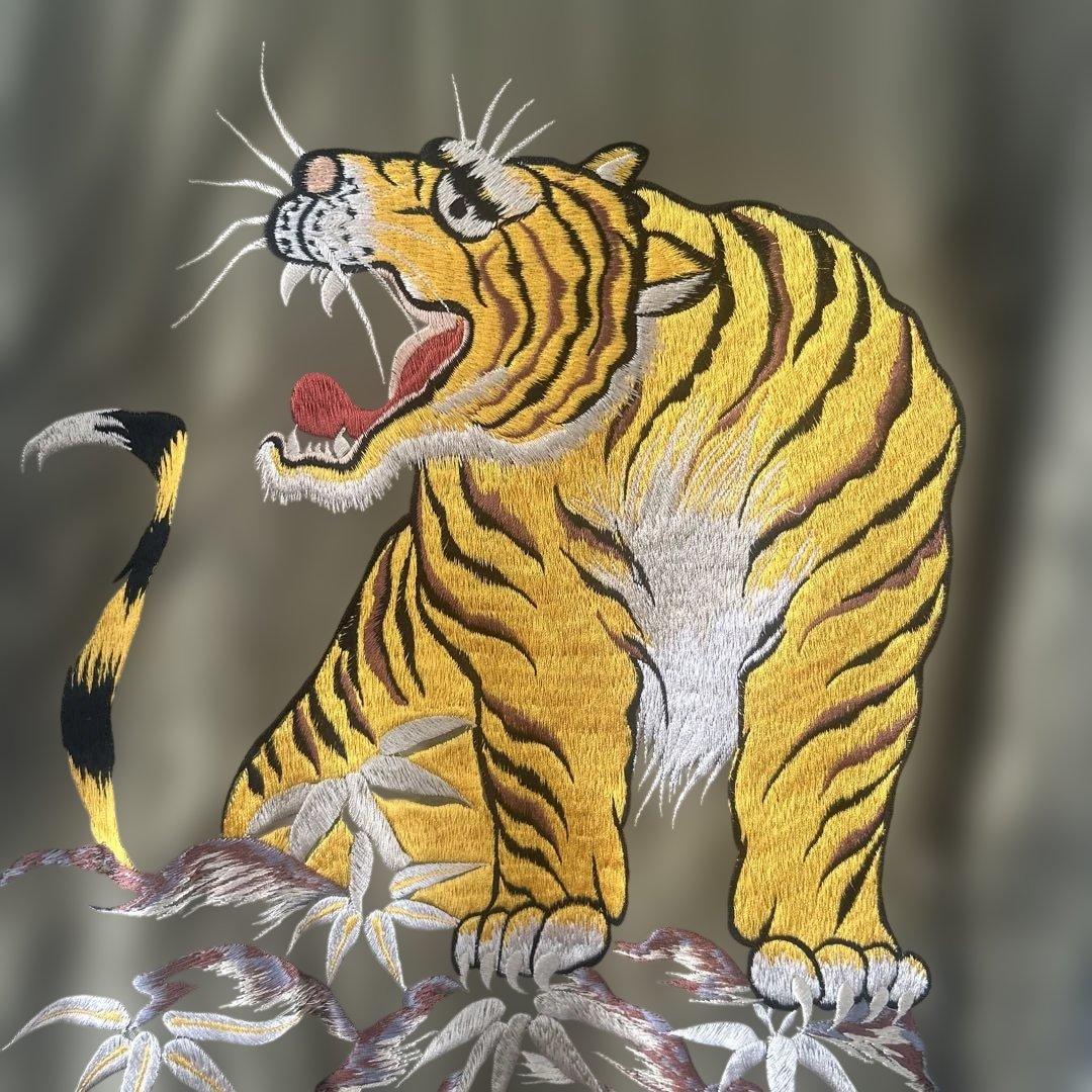 テイラー東洋xビームス　リバーシブルスカジャン 笹虎サイズL美品