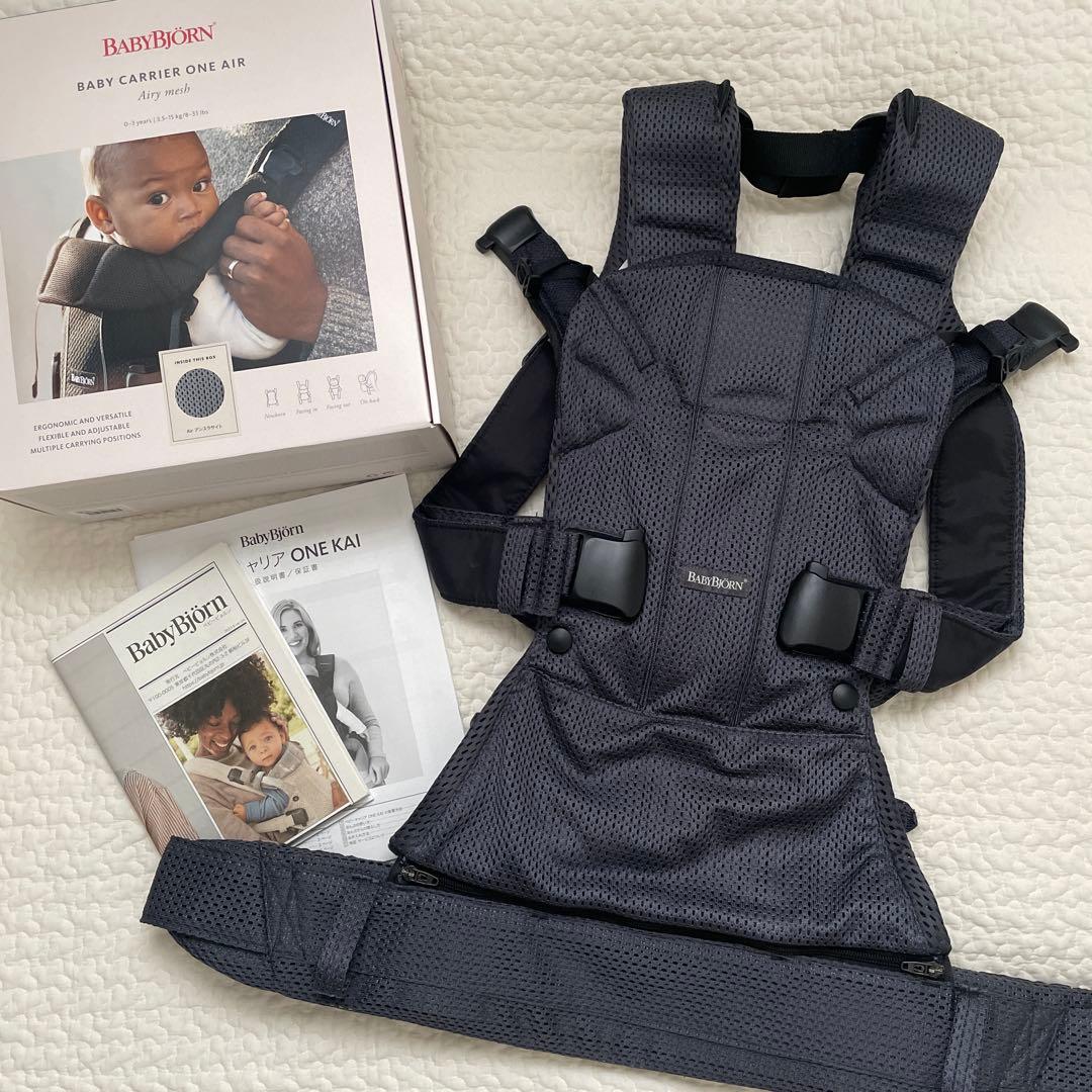 美品BABYBJÖRN Baby Carrier One Air ネイビー