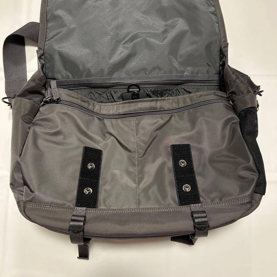 バッグ PORTER RIDE MESSENGER BAG GRAY
