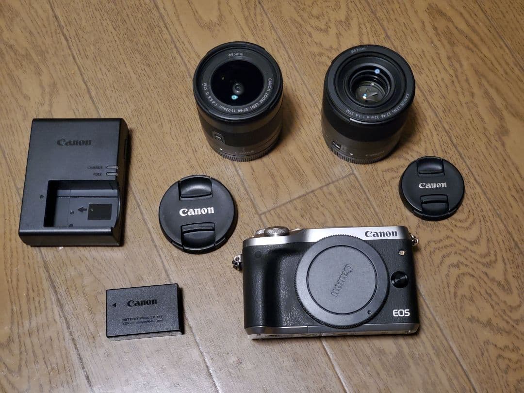 Canon eos m6、レンズセット
