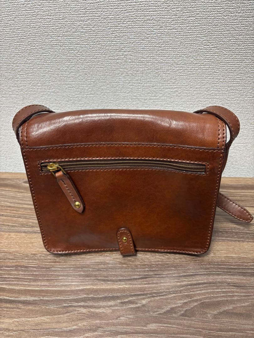 THE BRIDGE　ザ・ブリッジ　ブラウンレザー　ショルダーバック