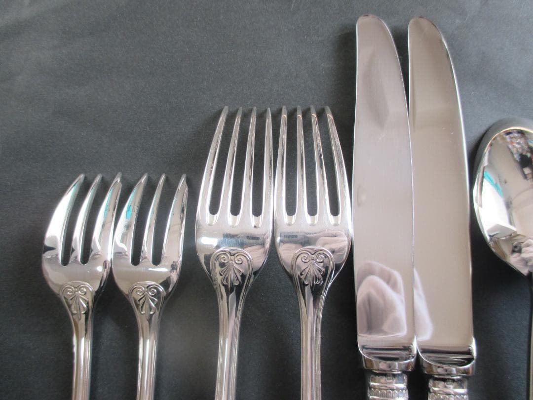 極美品☆仏蘭西高級銀器☆クリストフルシルバー カトラリー１０本セット　マルメゾン