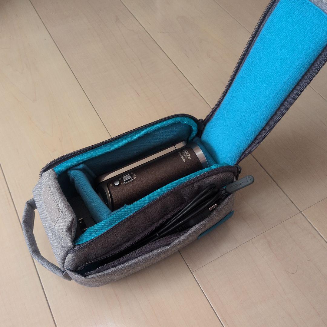 Panasonic HC-W580Mビデオカメラ ブラウン SDカードとケース付