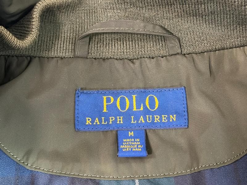 美品☆ポロ ラルフローレン　ジップアップナイロンジャケット　スイングトップ　M