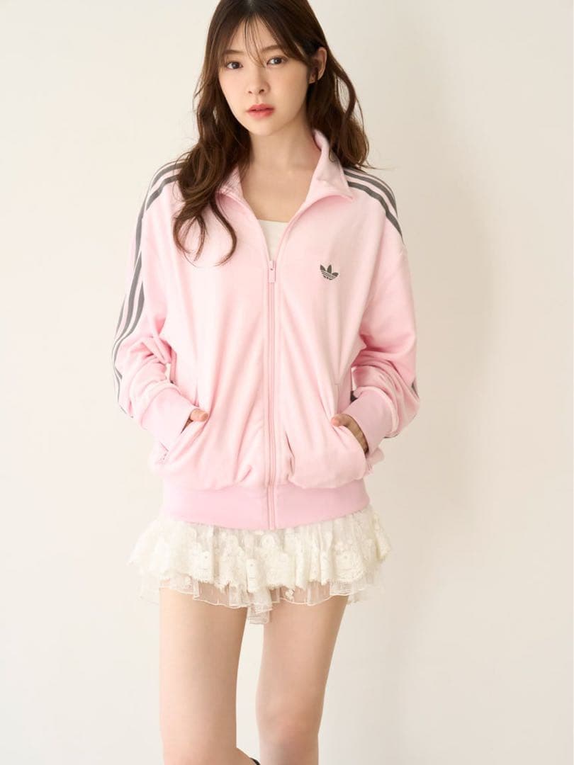 snidel 【adidas Originals】トラックジャケットベロア