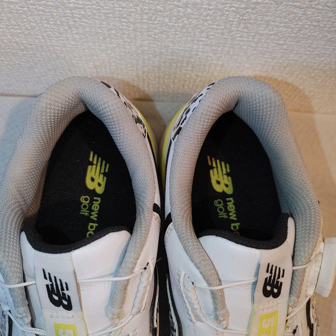 ニューバランス　ゴルフシューズ 23.5センチ　ホワイト　ダイヤル