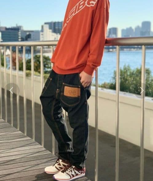 メルシーボークー×Lee 39Leeデニム ブラック