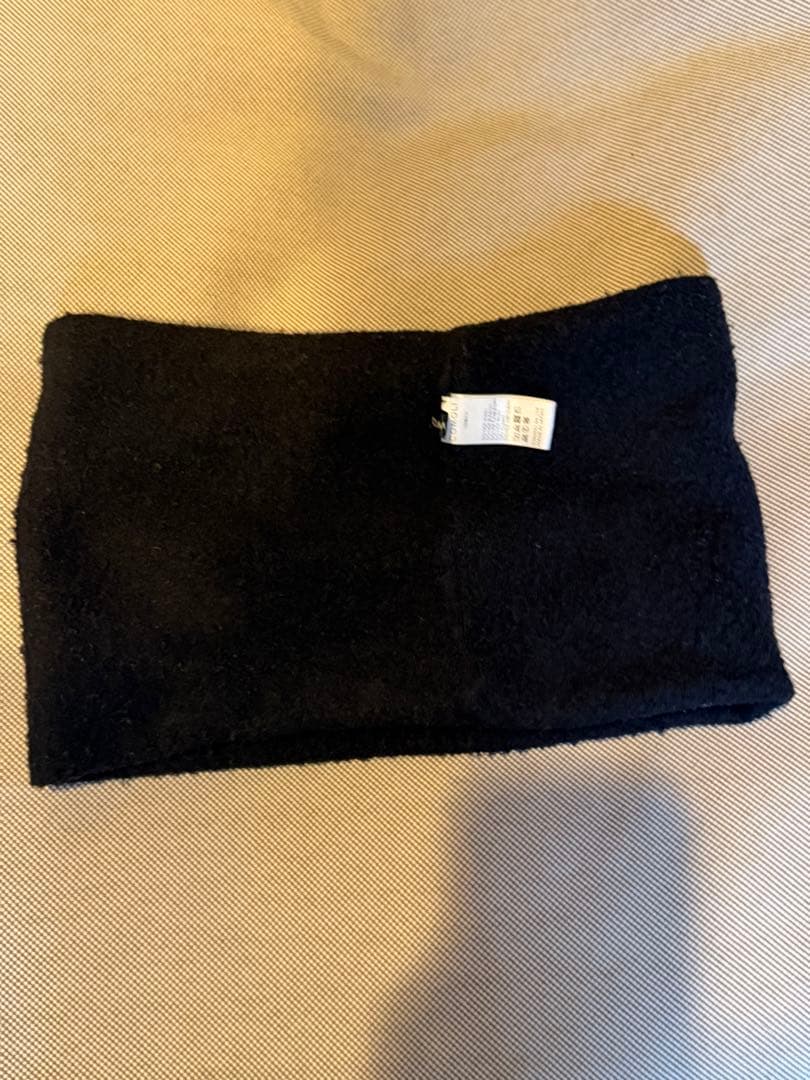 COMOLI コモリ シルクフリース ネックウォーマー Navy