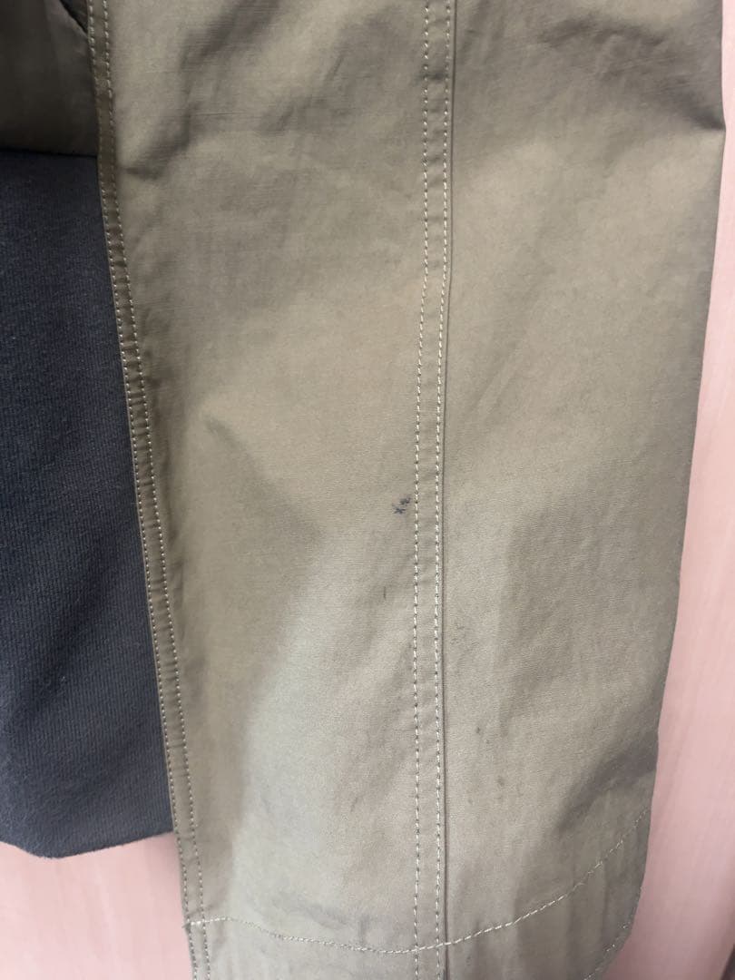 etsinta エシンタ　切替マキシミリタリーコート　カーキ