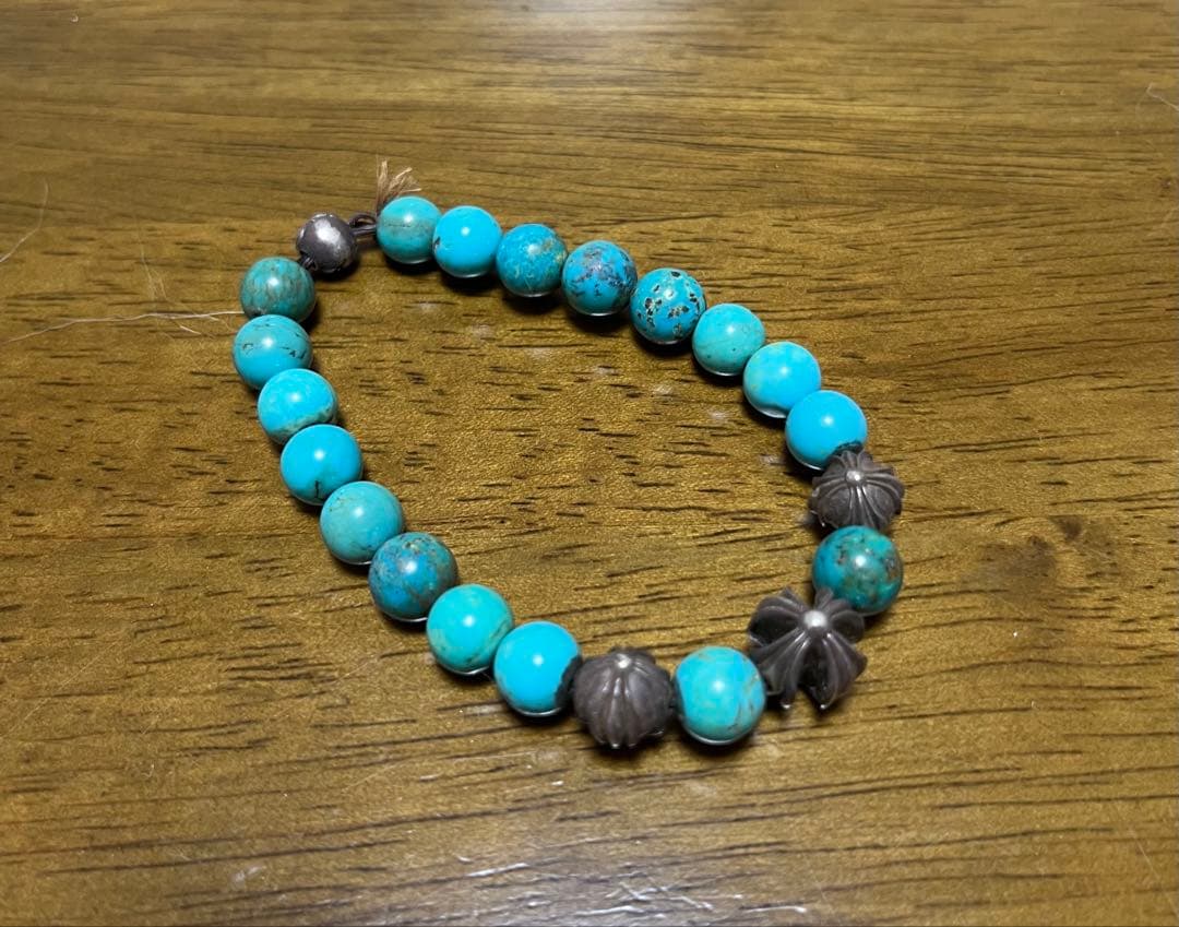 CHROME HEARTS ターコイズ ビーズブレスレット