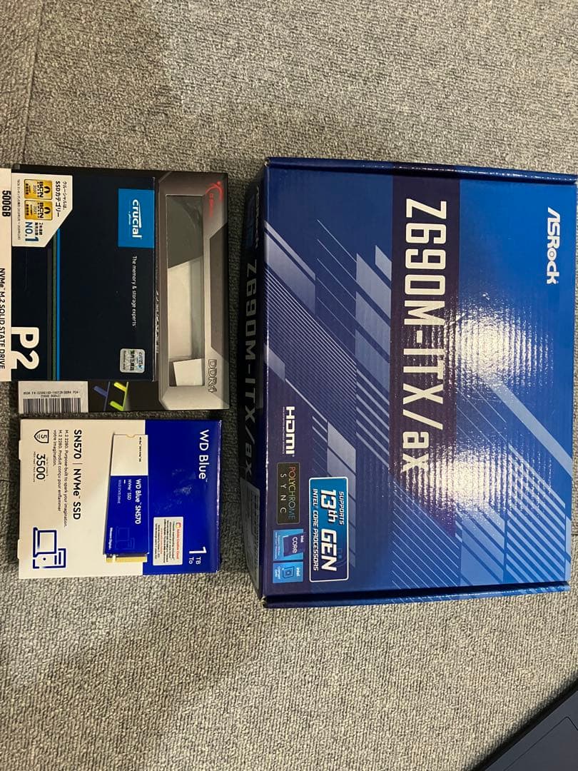 ASRock Z690itx i9-12900 メモリ16gb ssd