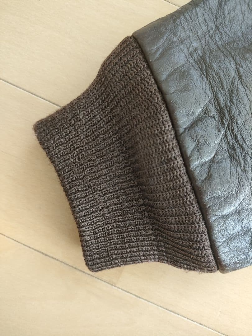 【美品】EVISU エヴィス 革ジャン 34 A-2 ミリタリー