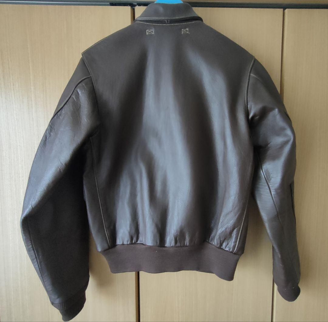 【美品】EVISU エヴィス 革ジャン 34 A-2 ミリタリー