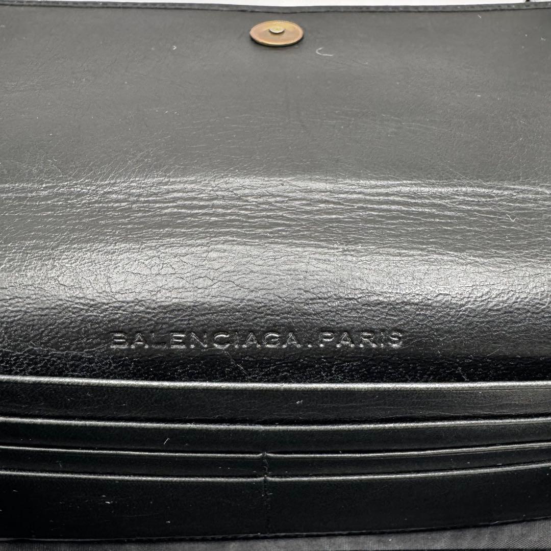S級極美品✨バレンシアガ 長財布 クラシック コンチネンタル スタッズ ブラック
