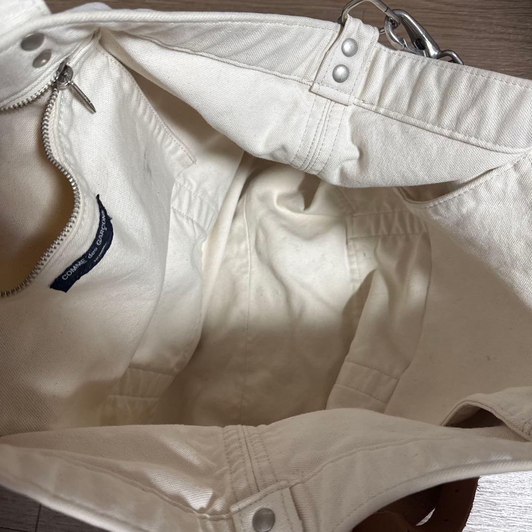COMME des GARÇONS HOMME トートバッグ アイボリー