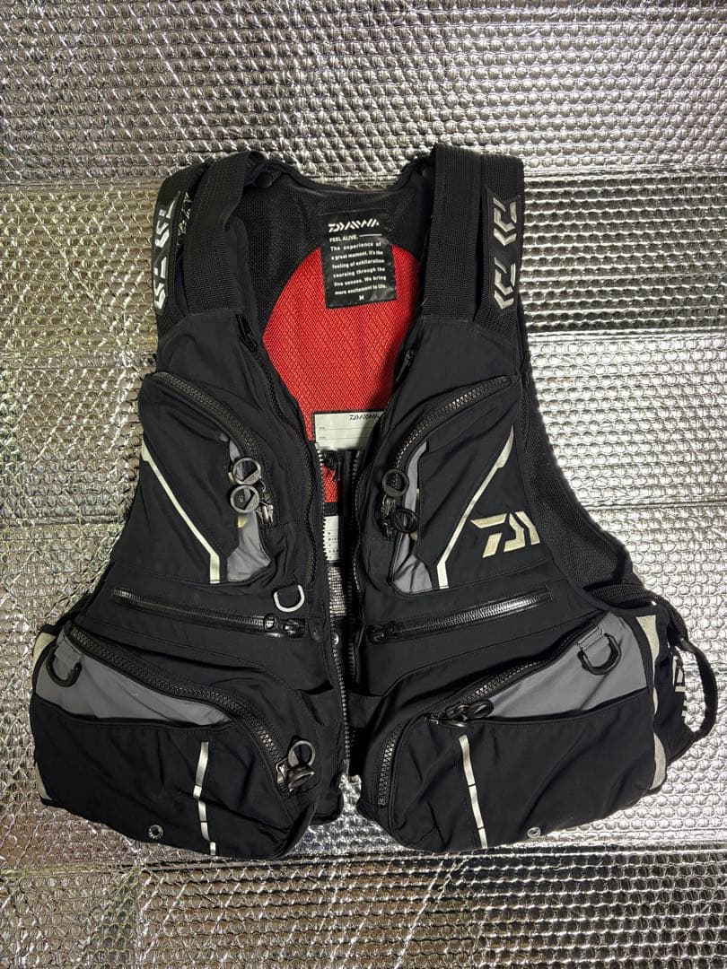 DAIWA DF-3605 フィッシングベスト ブラック