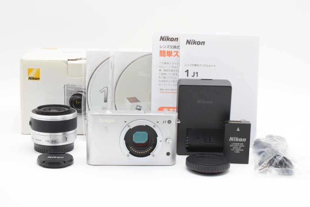 【箱付き】 Nikon ニコン 1 J1 レンズキット ミラーレス一眼カメラ