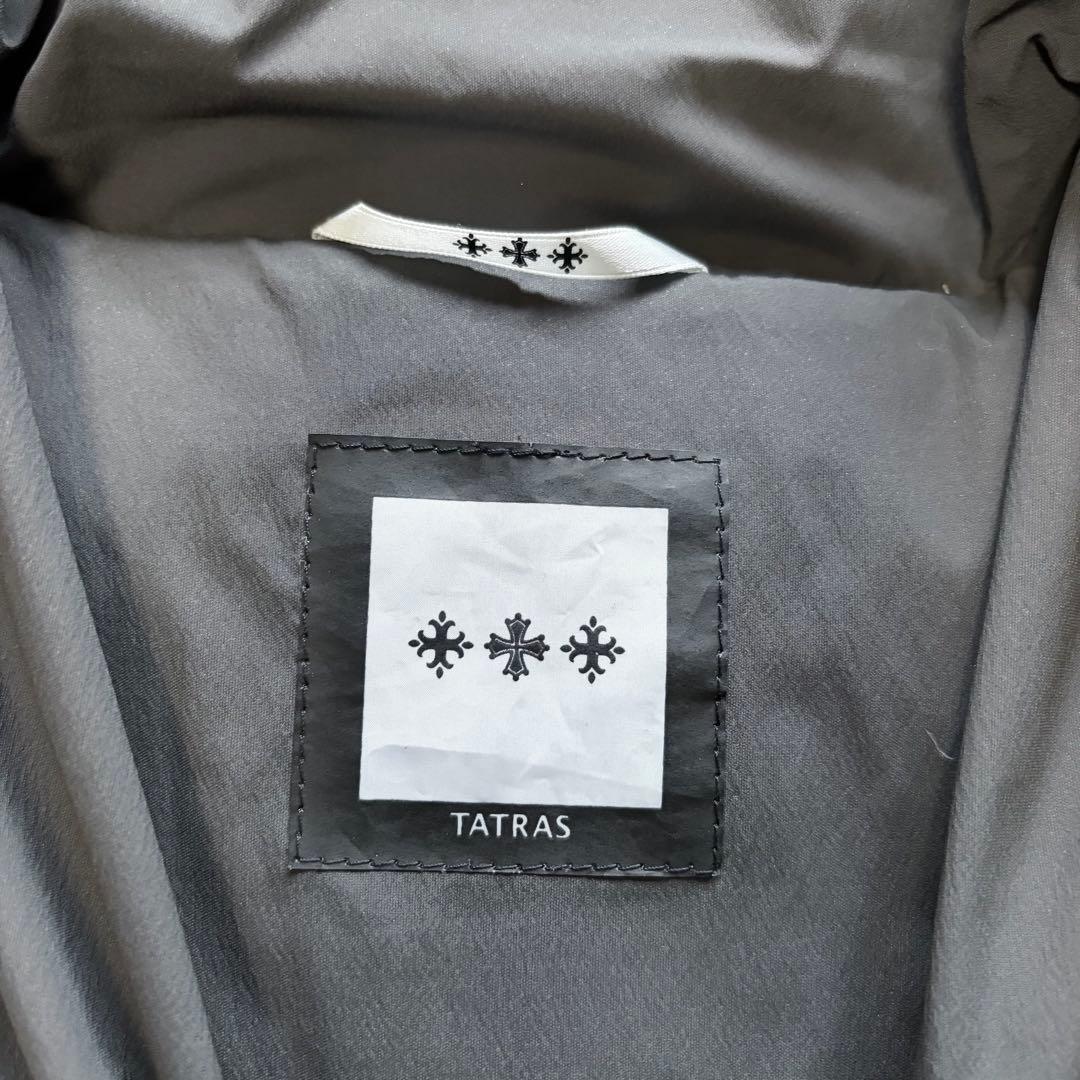TATRAS タトラス テレサ ダウンコート M 女優襟 ベルト 金具 ダークG