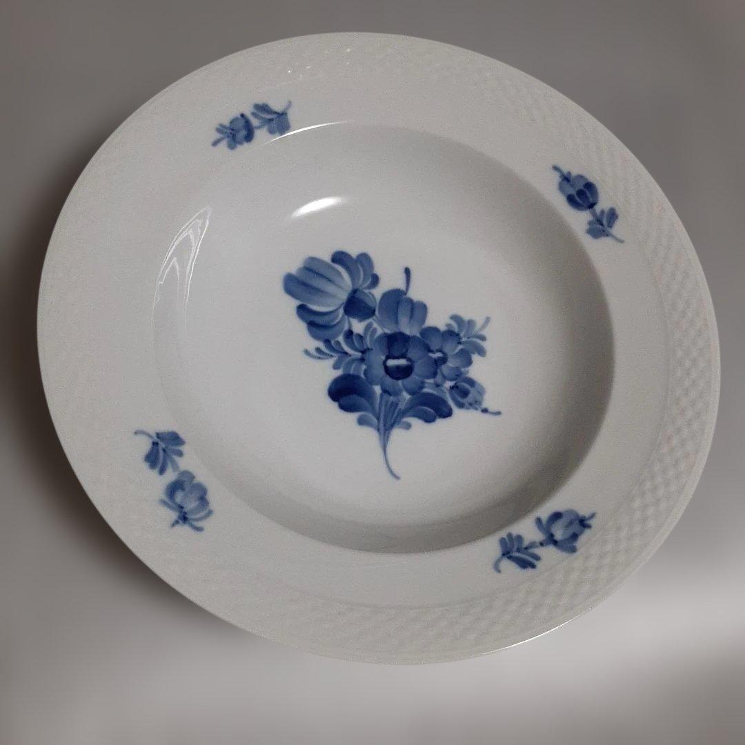ロイヤルコペンハーゲン　ブルーフラワー　スープ皿2枚