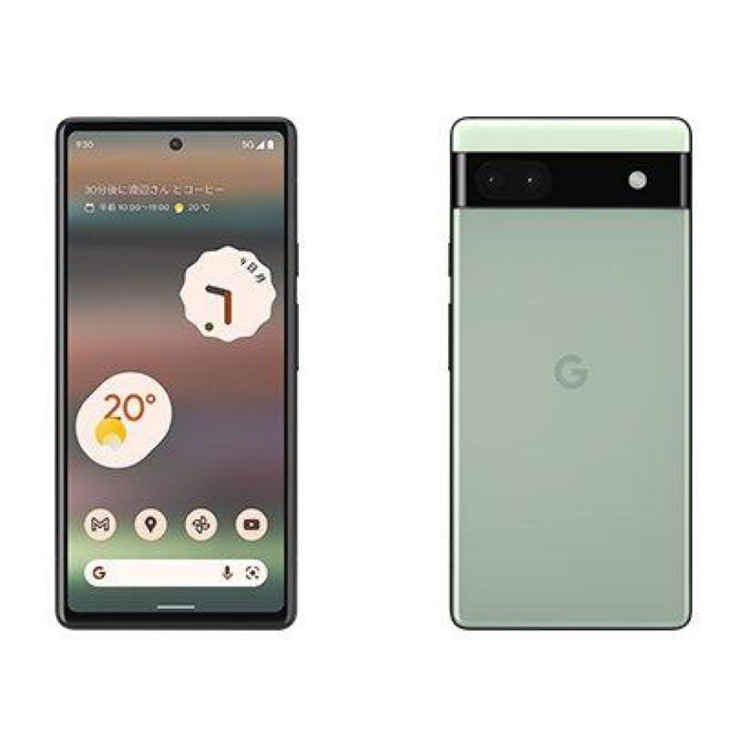 Google Pixel 6a ミントグリーン 128GB 中古クリアケース付き