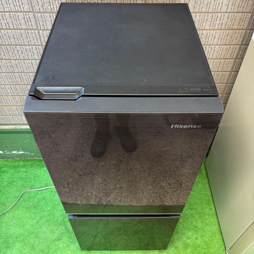 Hisense 135L 冷蔵庫 ガラストップ 一人暮らし【地域限定配送無料】