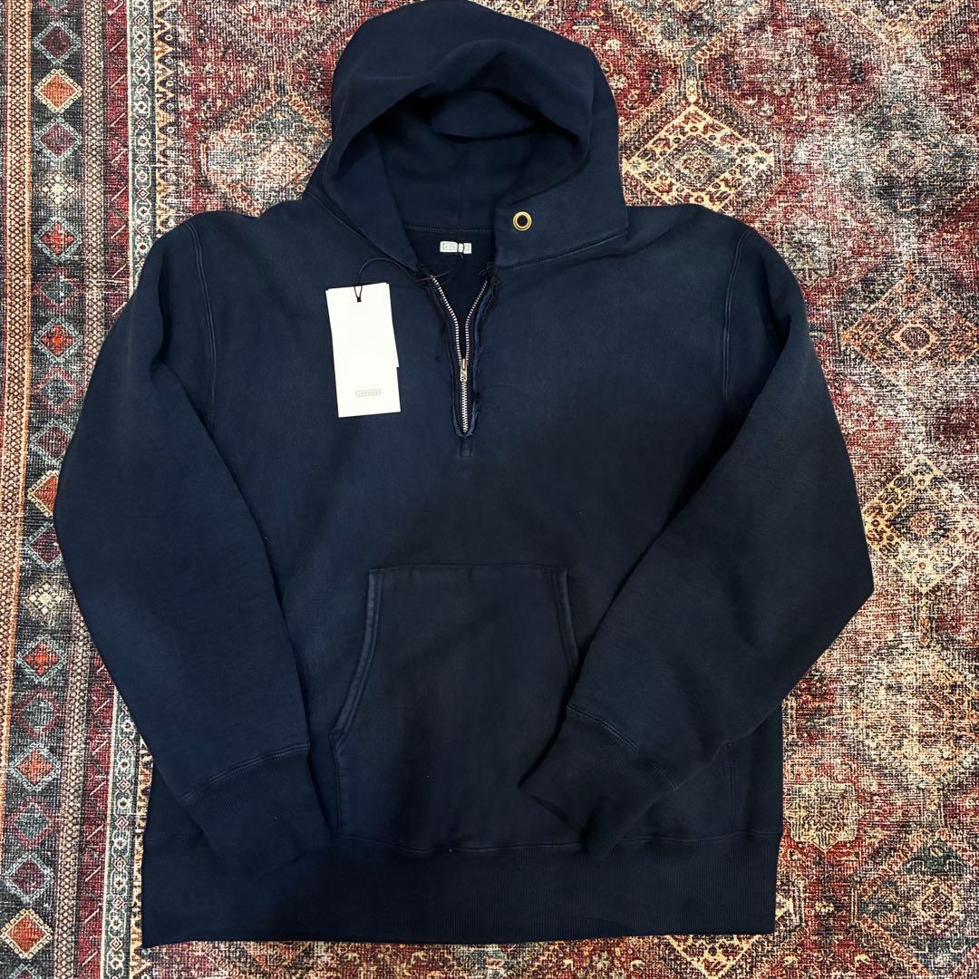 a*o様 A.PRESSE Vintage Half Zip Sweat Hoo