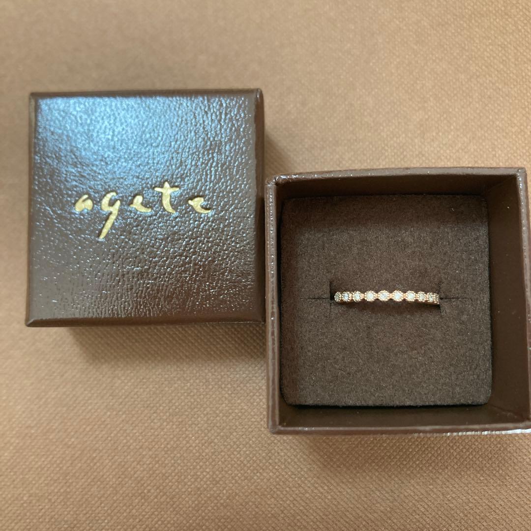 （⭐︎ムギワラ⭐︎）アガット　フリルリング（11号）