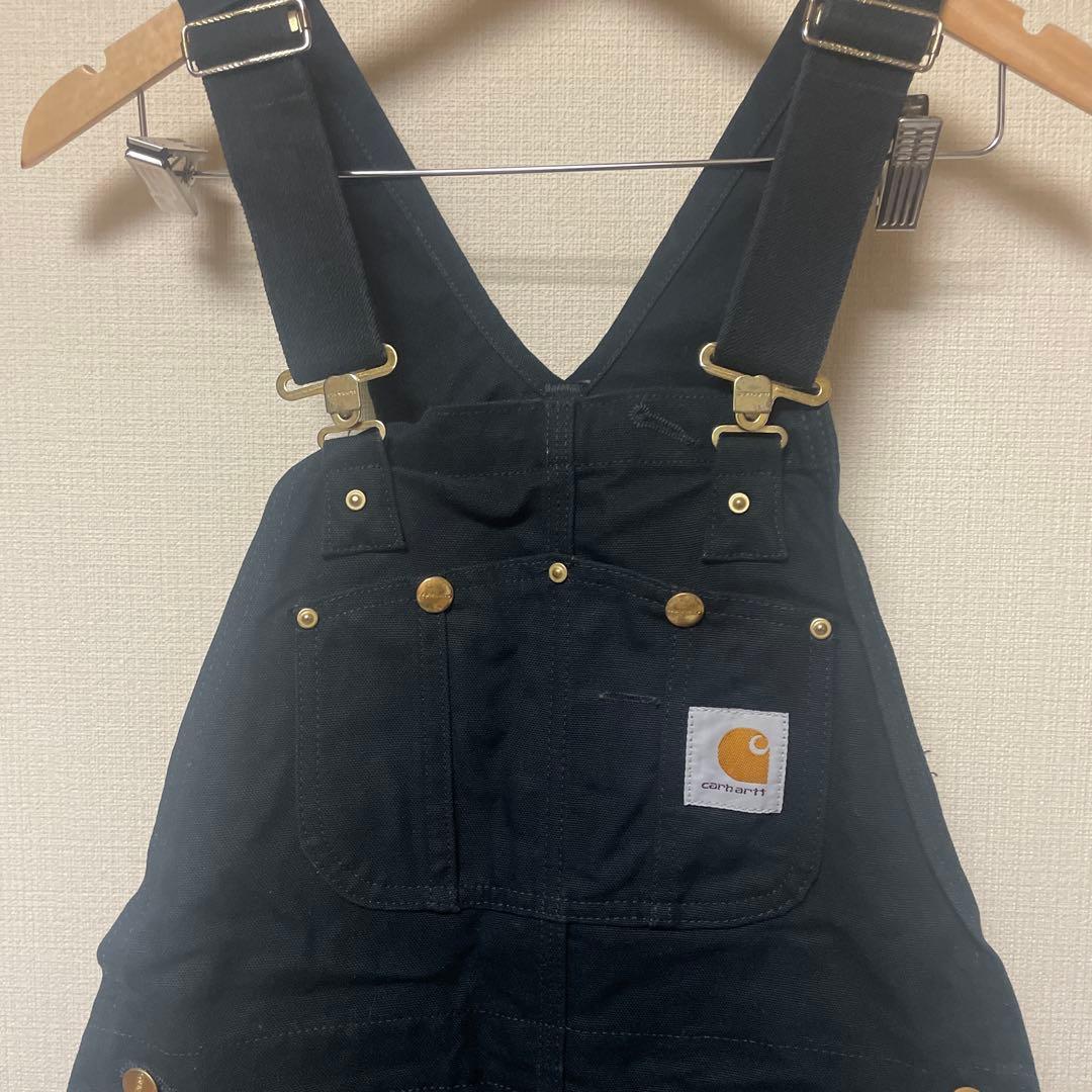 Carhartt オーバーオール 32×32 黒