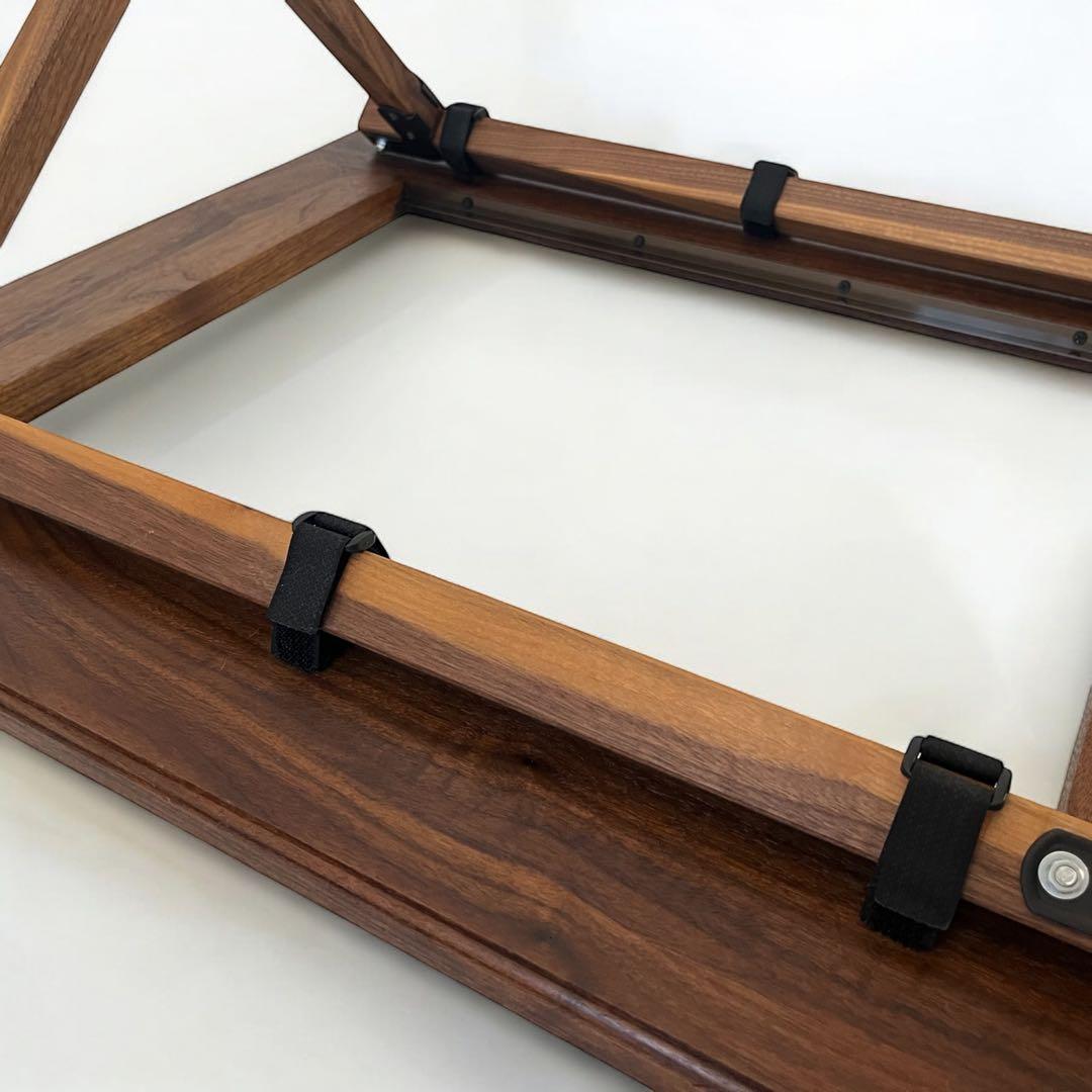 【outlet】ブラックウォールナット2ユニットテーブル