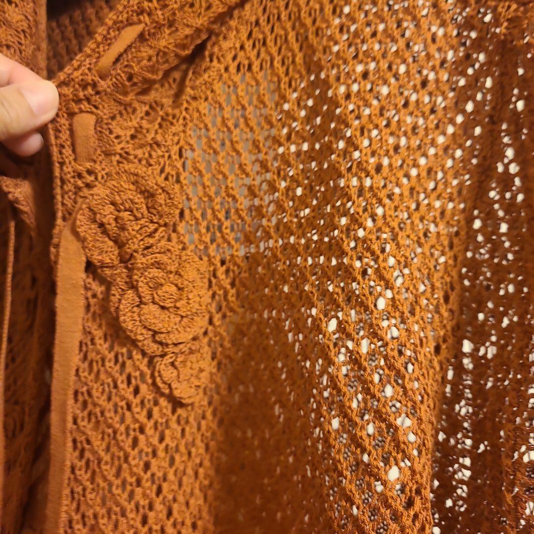 インゲボルグ2025年ロングニットカーディガン新品タグ付き