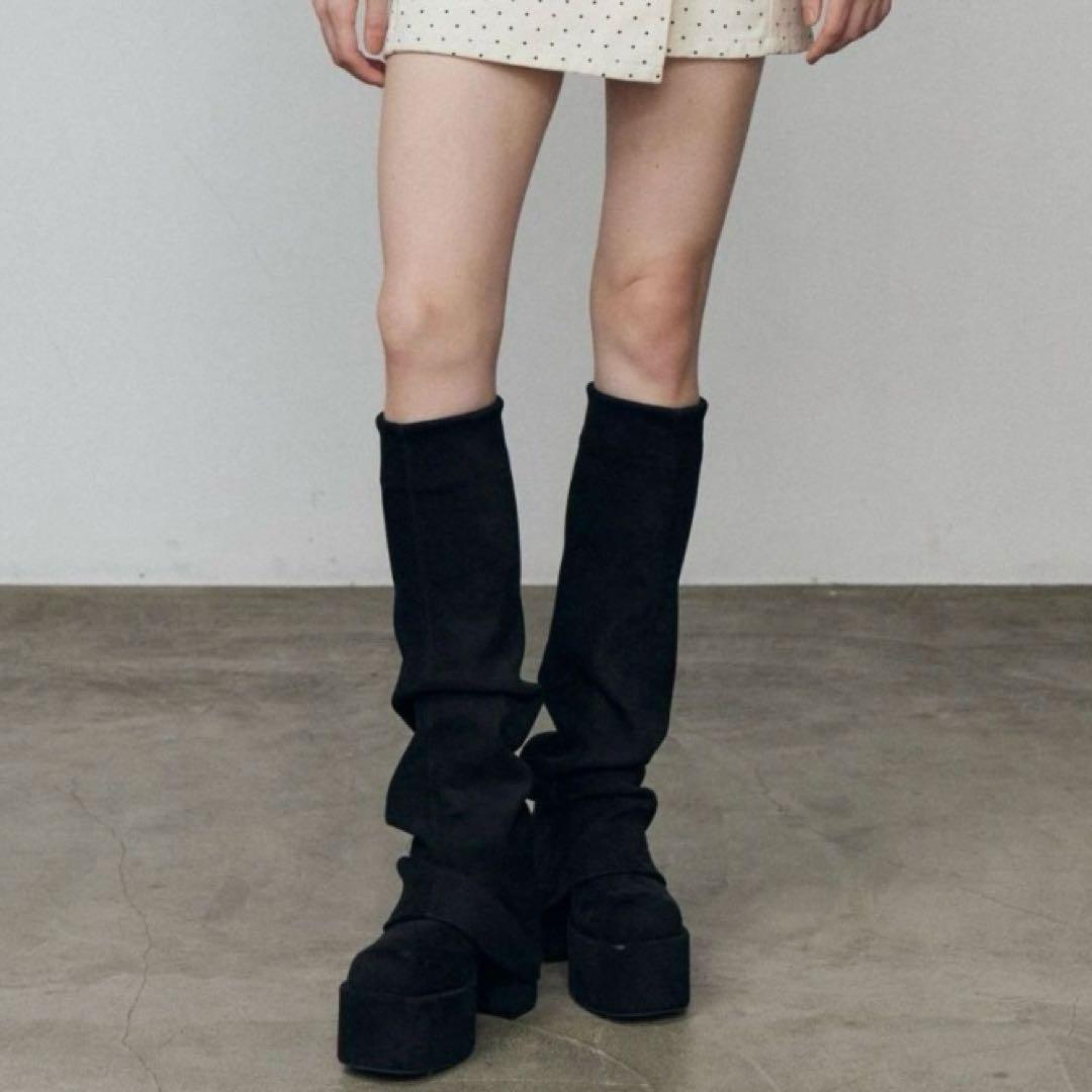 【新品】EMODA ルーズフレアカバーフィットブーツ