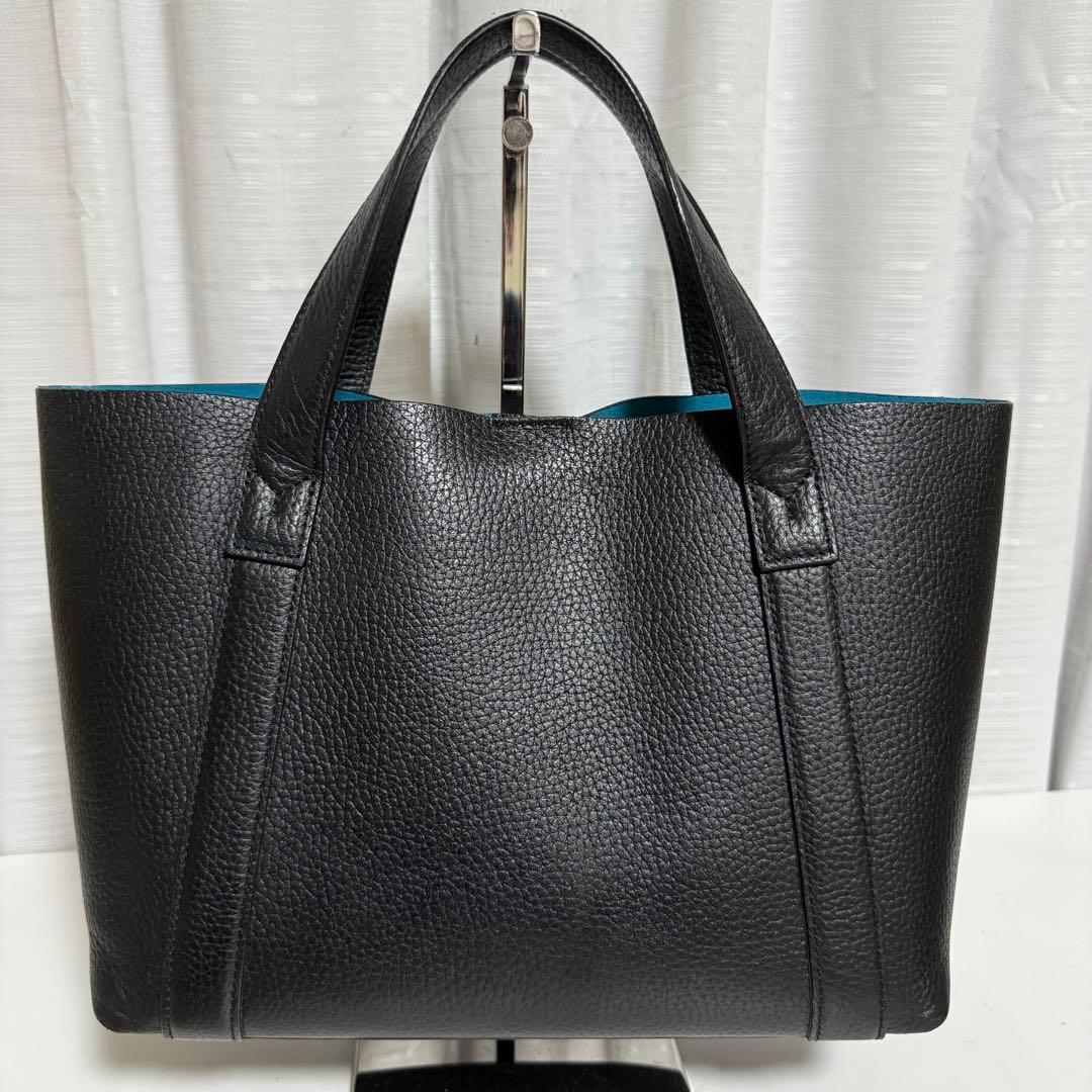 ⭐️極美品⭐️ ペッレモルビダ　テーラマリーナ　ブラック　ミニトート　シボ革