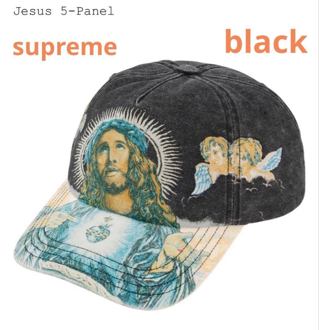 帽子 Supreme Jesus 5-Panel Cap Black