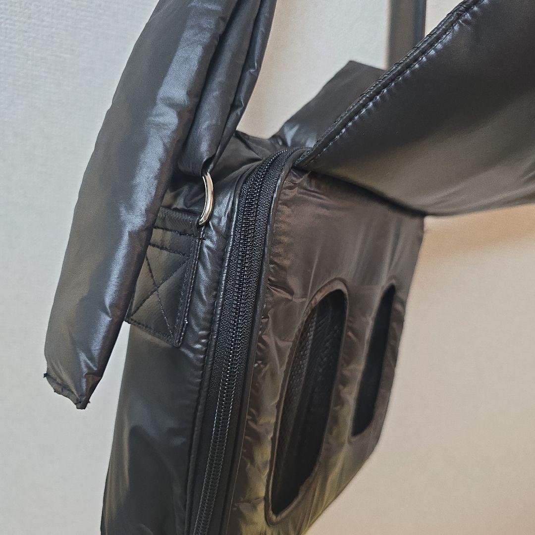 Calin ブラック キルティング マザーズバッグ